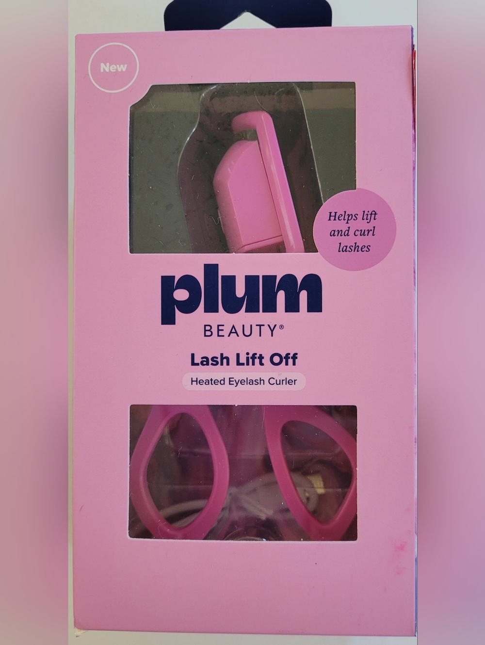 Plum Beauty Lash Lift Off Heated Eyelash Curler Rechargable